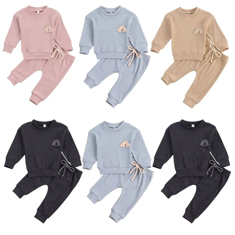 Organic Cotton Clothing Set for Infant Baby Boys Girls