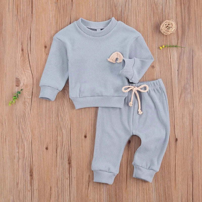 Organic Cotton Clothing Set for Infant Baby Boys Girls